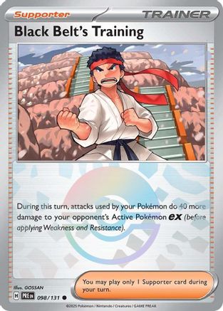 Black Belt's Training - 098/131 - Common - Holofoil