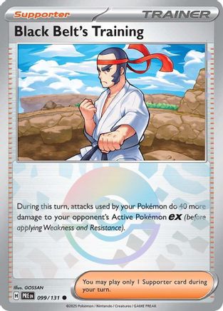 Black Belt's Training - 099/131 - Common - Holofoil
