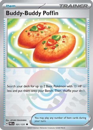 Buddy-Buddy Poffin (Poke Ball Pattern) - 101/131 - Uncommon - Holofoil