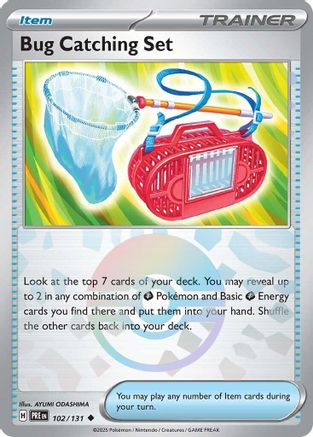 Bug Catching Set (Poke Ball Pattern) - 102/131 - Uncommon - Holofoil