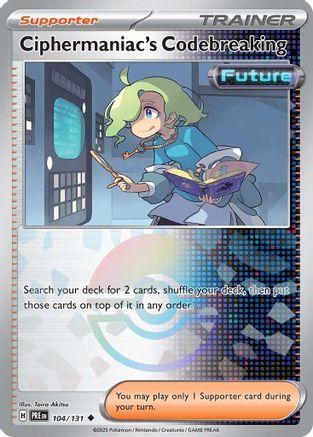 Ciphermaniac's Codebreaking (Poke Ball Pattern) - 104/131 - Uncommon - Holofoil