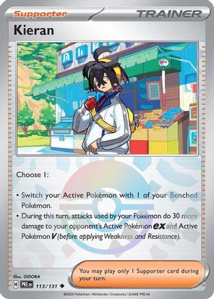 Kieran - 113/131 - Uncommon - Holofoil
