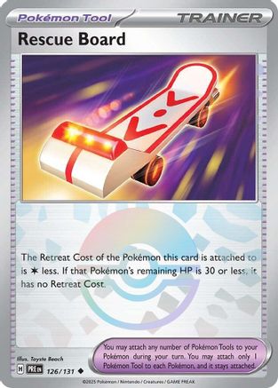 Rescue Board (Poke Ball Pattern) - 126/131 - Uncommon - Holofoil