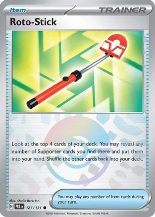 Roto-Stick (Poke Ball Pattern) - 127/131 - Common - Holofoil