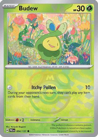 Budew (Master Ball Pattern) - 004/131 - Common - Holofoil
