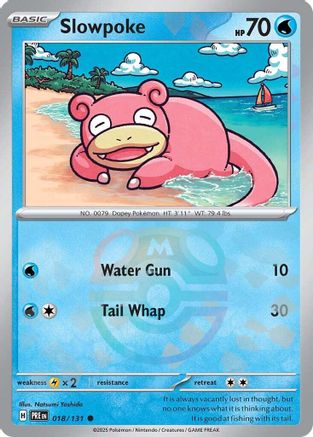 Slowpoke (Master Ball Pattern) - 018/131 - Common - Holofoil