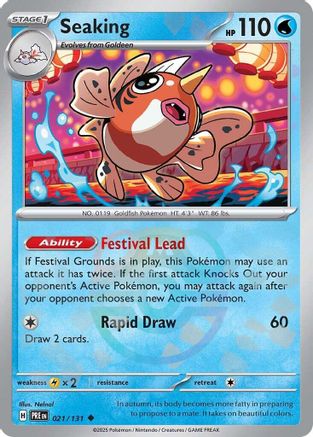 Seaking (Master Ball Pattern) - 021/131 - Uncommon - Holofoil
