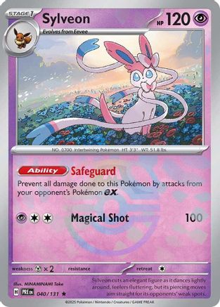 Sylveon (Master Ball Pattern) - 040/131 - Rare - Holofoil