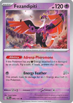 Fezandipiti (Master Ball Pattern) - 045/131 - Rare - Holofoil