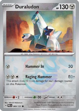 Duraludon (Master Ball Pattern) - 069/131 - Common - Holofoil