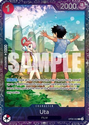 Uta (Treasure Cup 2025) - OP09-002 - Rare