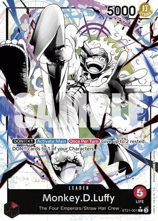Monkey.D.Luffy (001) (Parallel) - ST21-001 - Leader