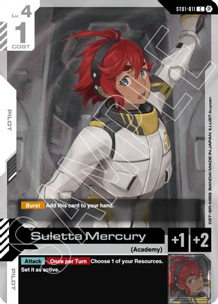 Suletta Mercury - ST01-011B - Edition Beta - C
