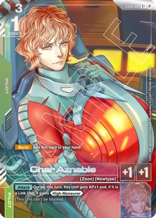 Char Aznable - ST03-011B - Edition Beta - C+ (Parallel)