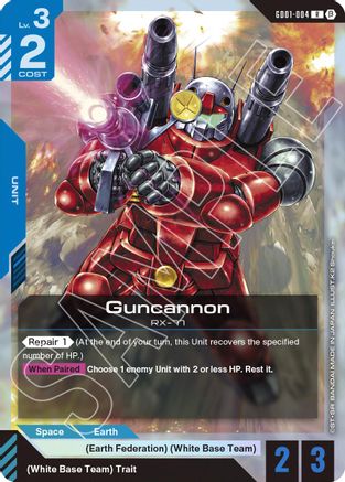 Guncannon - GD01-004B - Edition Beta - R