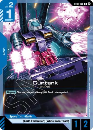 Guntank - GD01-008B - Edition Beta - U