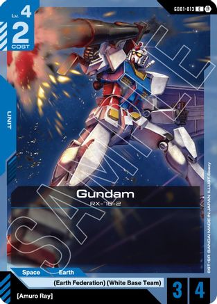 Gundam - GD01-013B - Edition Beta - C