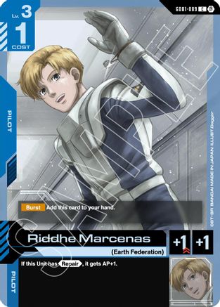 Riddhe Marcenas - GD01-089B - Edition Beta - C