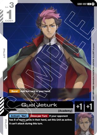 Guel Jeturk - GD01-097B - Edition Beta - U