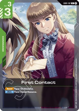 First Contact - GD01-107B - Edition Beta - U