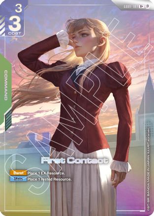 First Contact - GD01-107B - Edition Beta - U+ (Parallel)