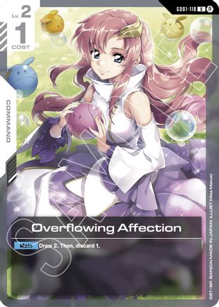 Overflowing Affection - GD01-118B - Edition Beta - U
