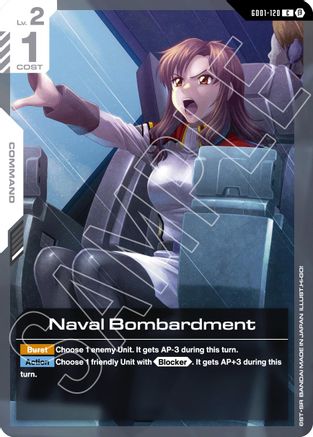 Naval Bombardment - GD01-120B - Edition Beta - C