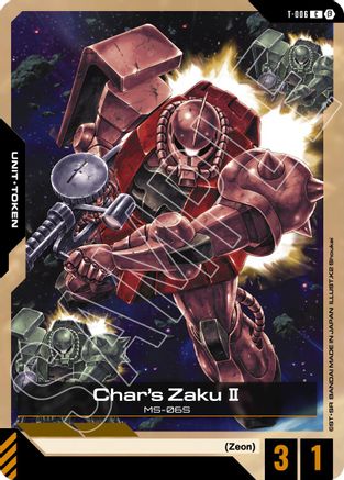Char's Zaku Ⅱ - T-006B - Edition Beta - C