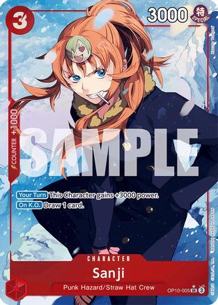 Sanji (Parallel) - OP10-005 - Super Rare