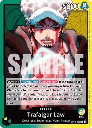 Trafalgar Law (022) - OP10-022 - Leader