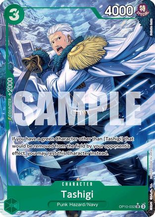 Tashigi (Parallel) - OP10-032 - Super Rare