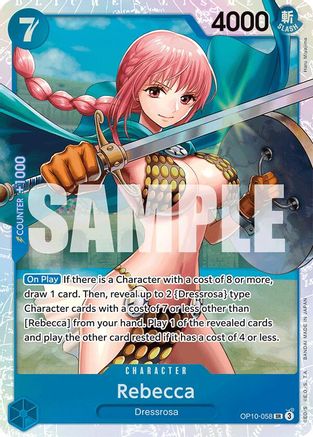 Rebecca - OP10-058 - Super Rare