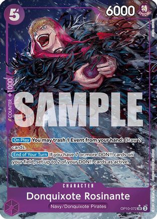 Donquixote Rosinante (Parallel) - OP10-072 - Super Rare