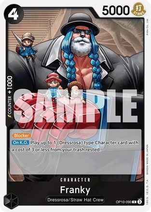 Franky (090) - OP10-090 - Rare