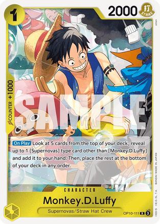 Monkey.D.Luffy (111) - OP10-111 - Rare