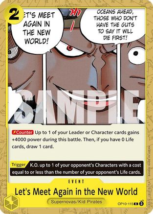 Let's Meet Again in the New World - OP10-115 - Common