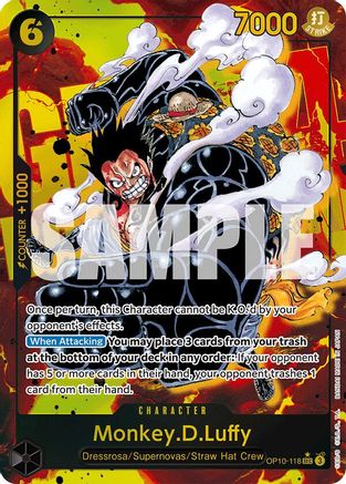 Monkey.D.Luffy (118) (Parallel) - OP10-118 - Secret Rare