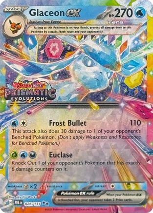 Glaceon ex - 026/131 - Promo