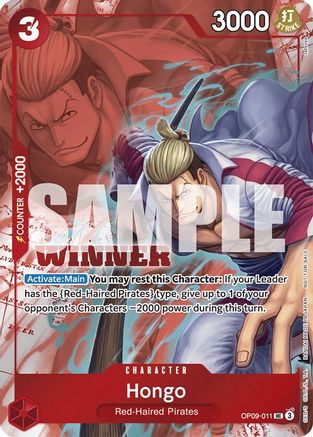 Hongo (Winner Pack 2025 Vol. 2) - OP09-011 - Uncommon