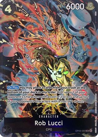 Rob Lucci (Illustration Box EX) - OP05-093 - Super Rare
