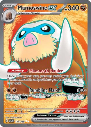 Mamoswine ex - 174/159 - Ultra Rare