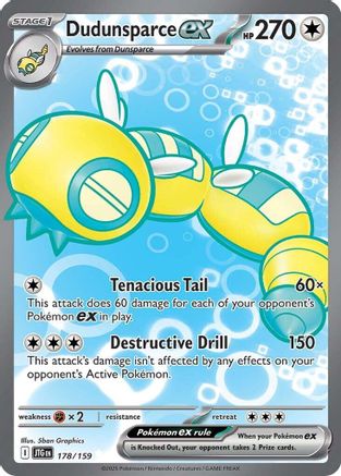Dudunsparce ex - 178/159 - Ultra Rare