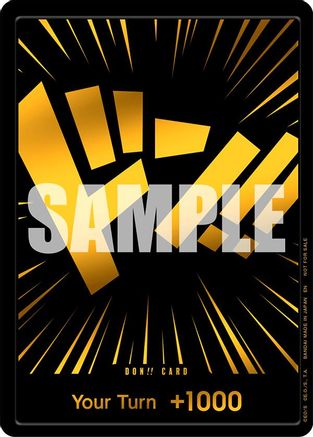 DON!! Card (Black and Gold) - - Promo