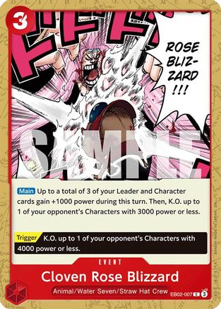 Cloven Rose Blizzard - EB02-007 - Common