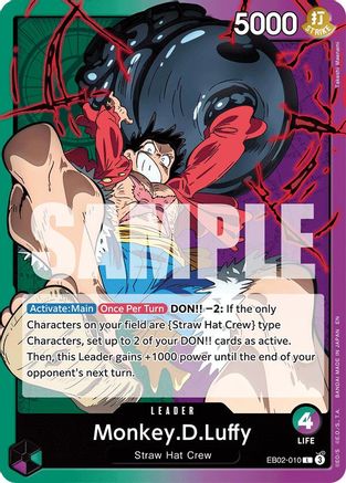 Monkey.D.Luffy (010) - EB02-010 - Leader