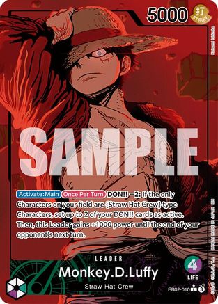 Monkey.D.Luffy (010) (Alternate Art) - EB02-010 - Leader