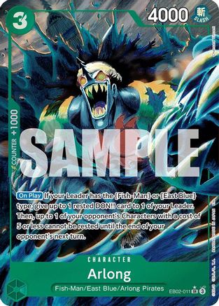 Arlong (Alternate Art) - EB02-011 - Super Rare