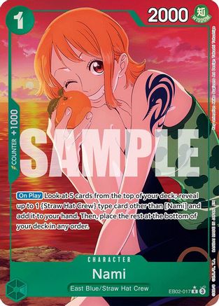 Nami (Alternate Art) - EB02-017 - Rare