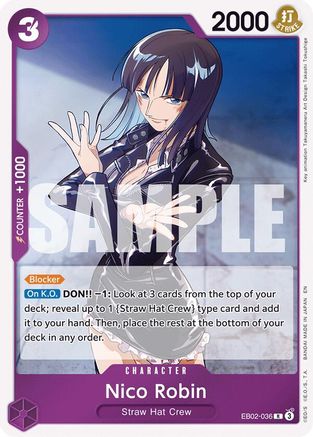 Nico Robin - EB02-036 - Rare
