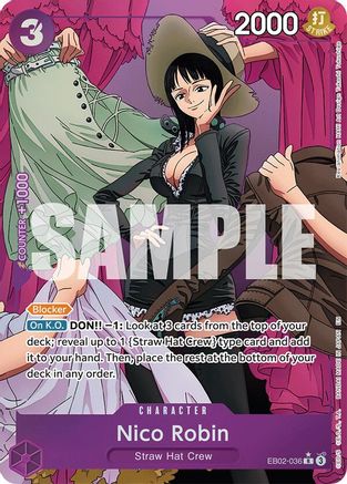 Nico Robin (Alternate Art) - EB02-036 - Rare